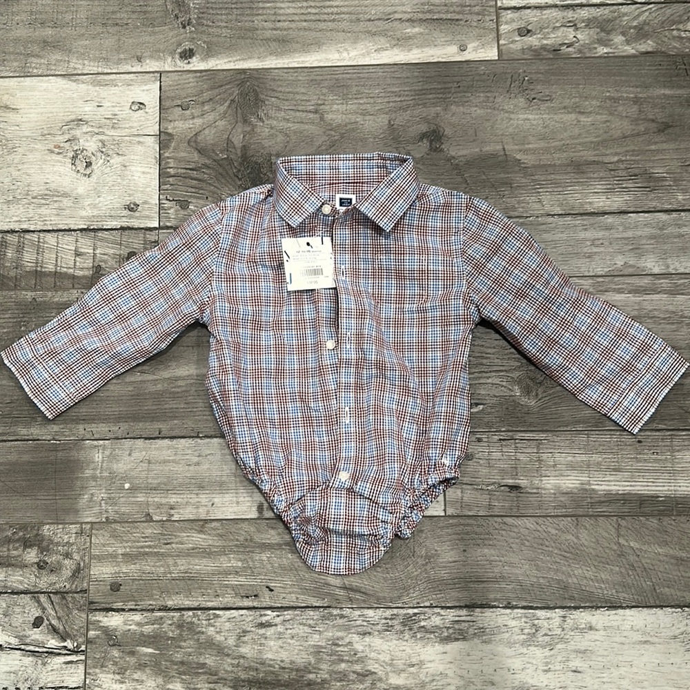 NWT Janie and Jack baby/toddler dress shirt 12-18 month